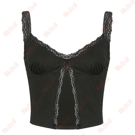 suspender type spandex tank tops